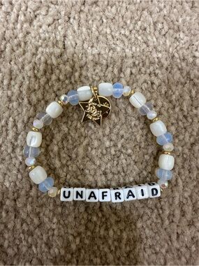 Little Words Project UNAFRAID Beaded Bracelet 2026 Word of the Year